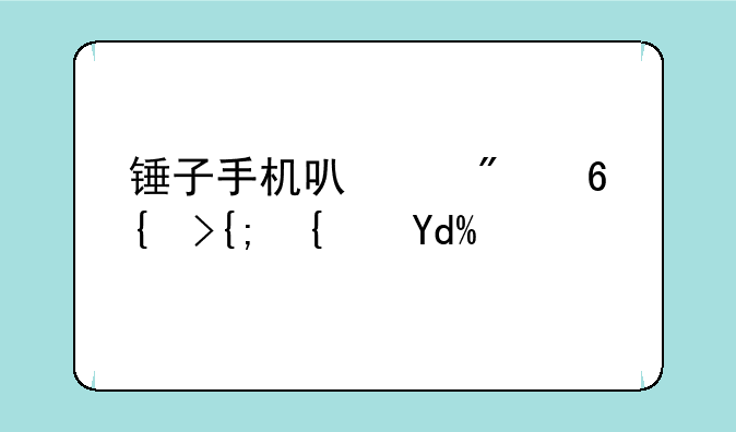 锤子手机可以刷小米系统吗？
